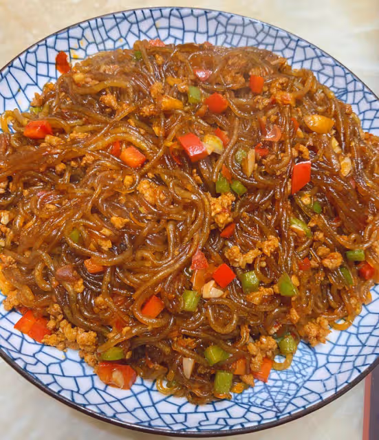 螞蟻上樹——肉沫粉條