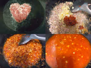螞蟻上樹——肉沫粉條