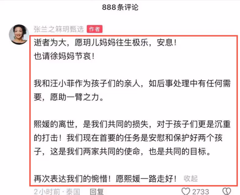 大S臨終細節曝光!一雙兒女陪伴在側,吳佩慈目睹搶救過程