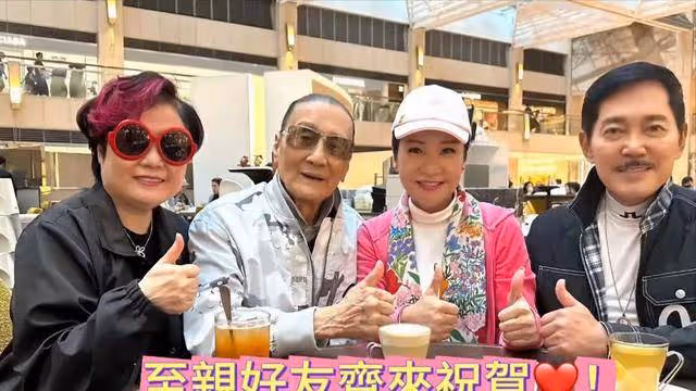 四哥謝賢罕見現身,精神不錯力破中風傳聞,林家棟陪伴更像兒子