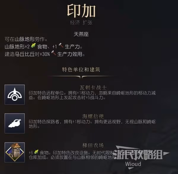 《文明7》印加強度與特點介紹