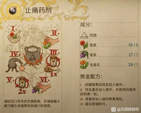 《天國:拯救2》鍊金技巧分享
