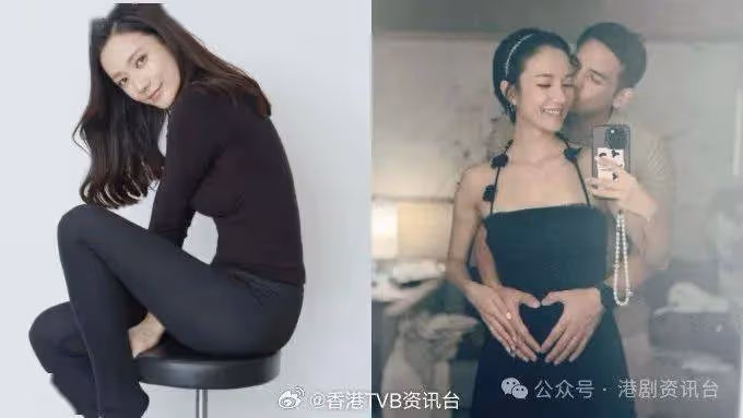 38歲TVB女星雙膝跪坐曬6個月巨肚！鄧紫棋領軍明星閨蜜團摸肚送愛