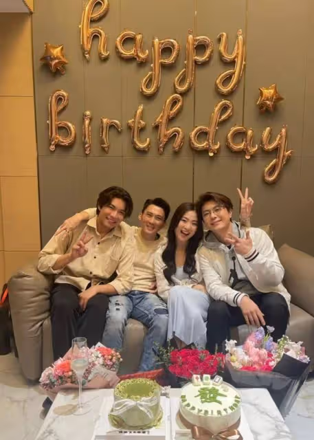 好甜！TVB上位小花豪宅辦生日會，緋聞男友不避嫌現身更大方合照
