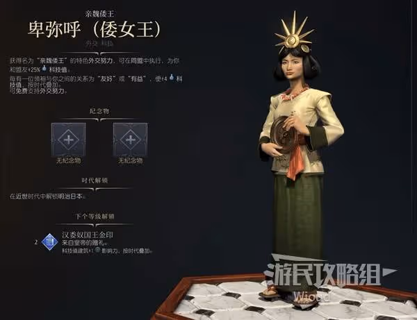 《文明7》倭女王卑彌呼近世勝利戰報