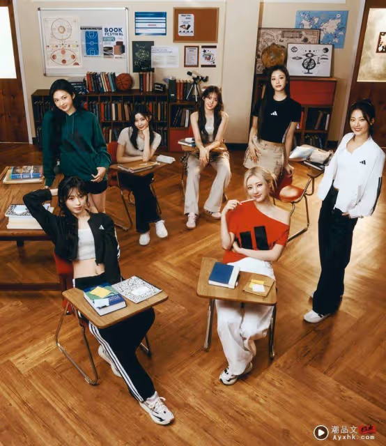 adidas Sportswear Essentials系列開學登場 韓團BABYMONSTER化身女大生