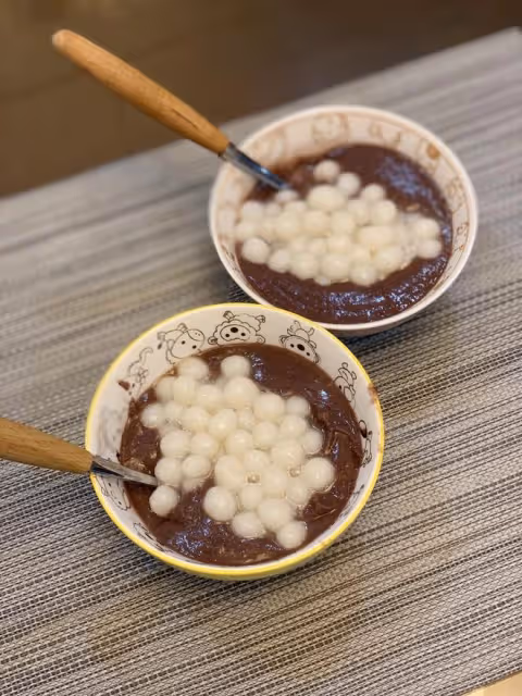 豆沙小圓子