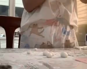 豆沙小圓子