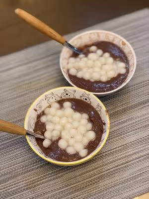豆沙小圓子