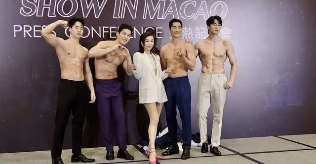 伍詠薇被四名猛男包圍,心跳加速!錯綜複雜的經歷,令人津津樂道