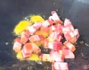 蠶豆鹹肉燜春筍/春三鮮