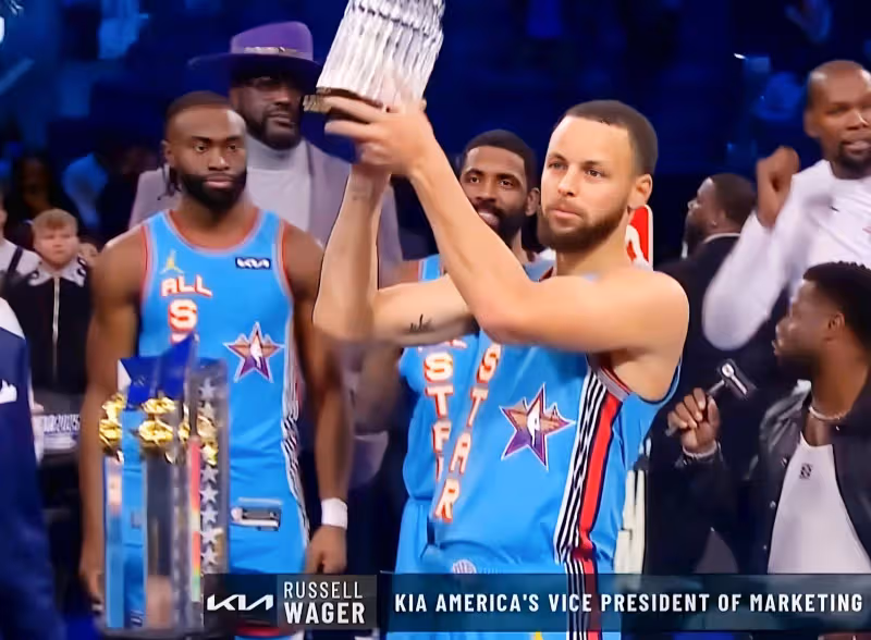 NBA全明星賽：哈登+庫裡帶隊奪冠！詹姆斯輪休，庫里勇奪MVP！