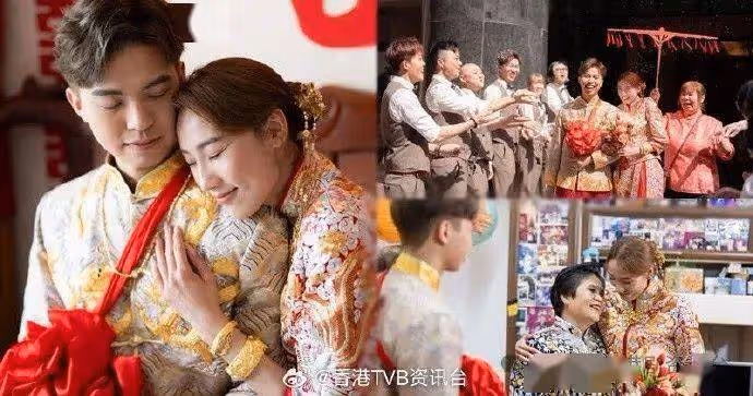TVB女主持大婚!行禮時感動落淚,跟老公親嘴放閃