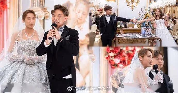 TVB女主持大婚!行禮時感動落淚,跟老公親嘴放閃