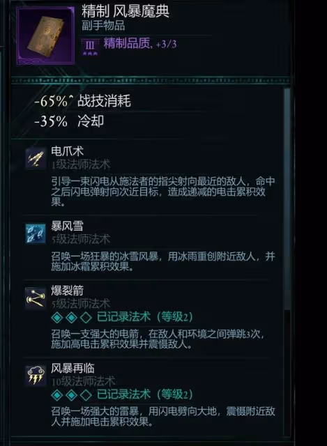 《宣誓》各法術強度評析