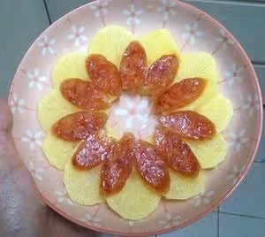 臘腸蒸土豆（附擺盤法）