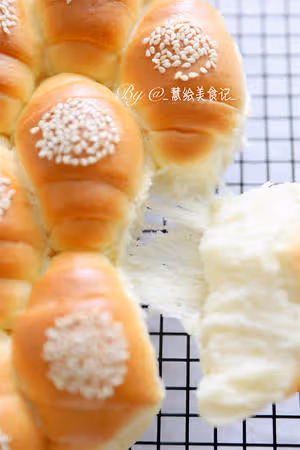 牛奶麵包卷（直接法）