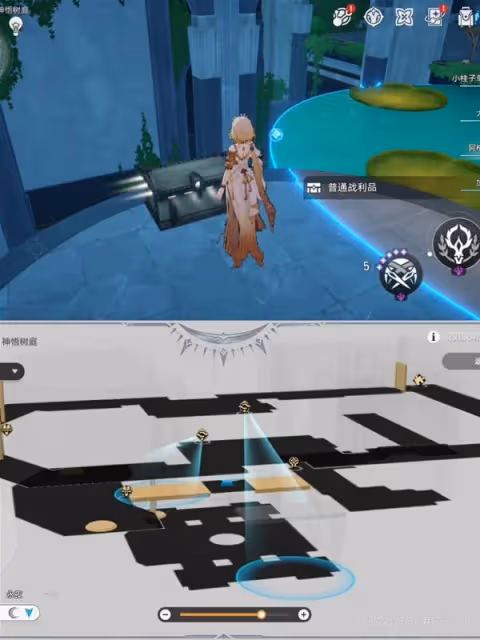 《崩壞:星穹鐵道》神悟樹庭地圖寶箱收集