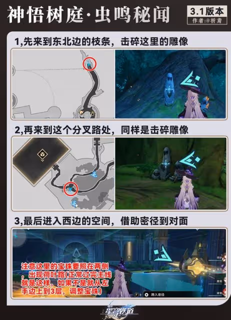 《崩壞：星穹鐵道》永夜神悟樹庭全寶箱收集