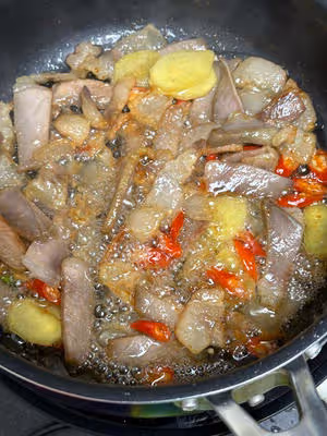 臘肉炒土豆