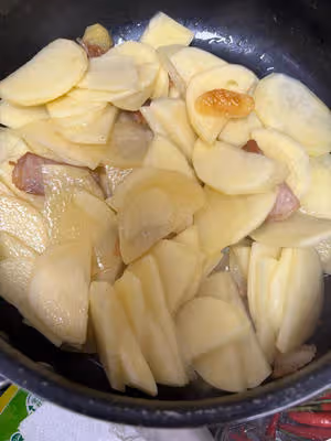 臘肉炒土豆