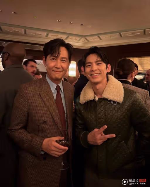 林柏宏同框《魷魚遊戲》李政宰！燦笑比YA　台泰「鬼家人」男神驚喜合體