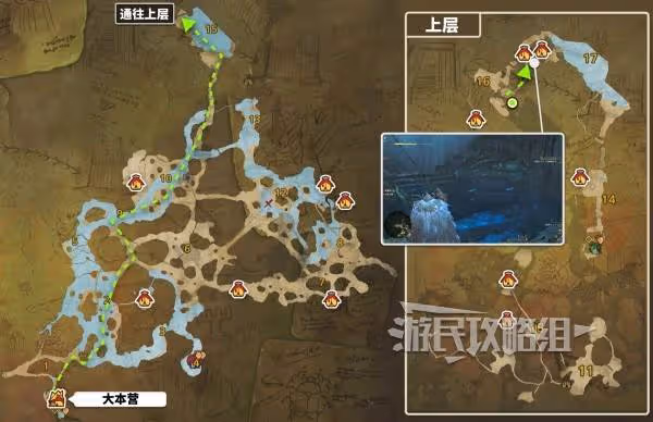 《怪物獵人:荒野》緋紅森林釣魚點位置匯總