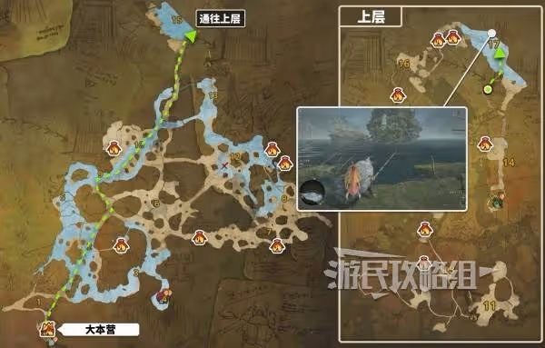 《怪物獵人：荒野》緋紅森林釣魚點位置匯總