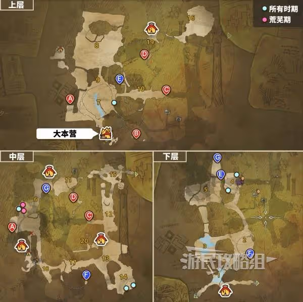《怪物獵人：荒野》全骨冢位置及路線推薦