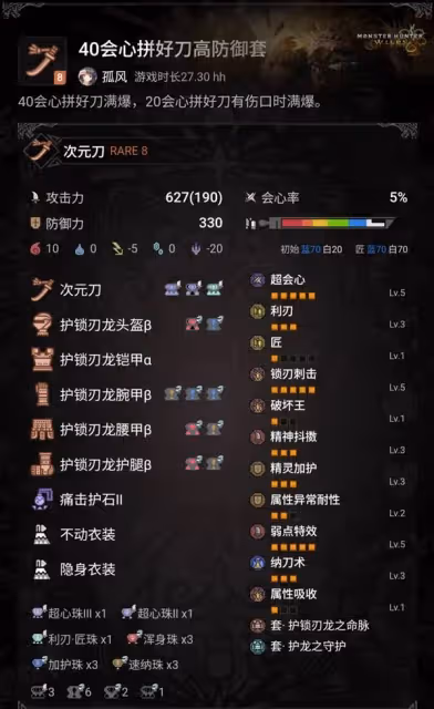 《怪物獵人:荒野》太刀強力畢業配裝推薦