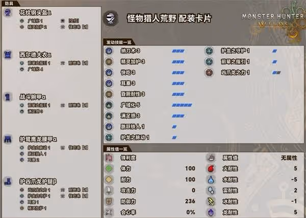 《怪物獵人:荒野》上位奶媽畢業配裝參考