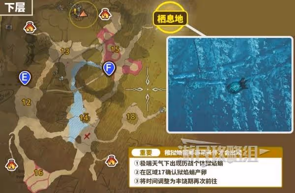 《怪物獵人:荒野》稚獄蛸位置及捕獲方法