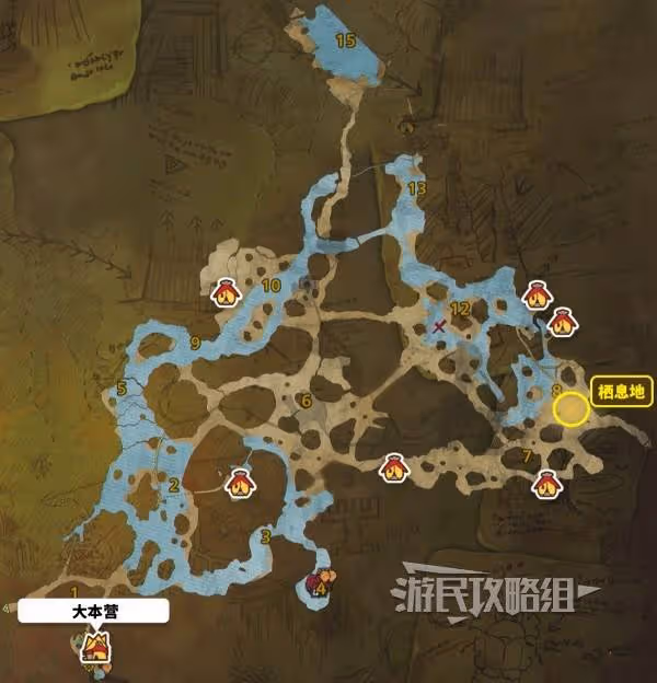 《怪物獵人:荒野》大回復蜜蟲地圖點位
