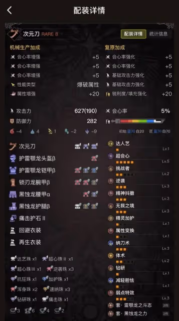 《怪物獵人：荒野》太刀滿會畢業配裝分享