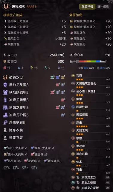 《怪物獵人：荒野》雙劍武器詞條及配裝推薦