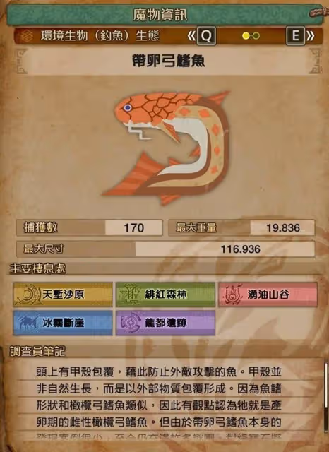 《怪物獵人：荒野》小魚刷大金地點推薦
