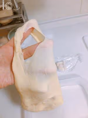 一次發酵柔軟吐司，直接法。冷藏麵糰，3種手法出手套膜。鮮酵母吐司（詳細的很）