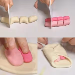 詳圖·雙色桃花酥〔中式茶點〕