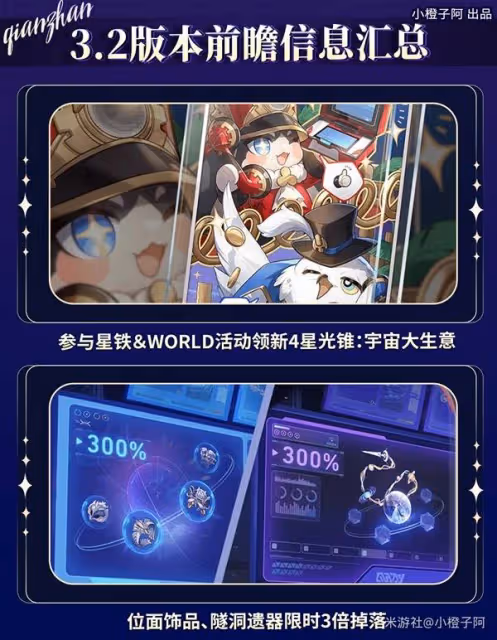 《崩壞:星穹鐵道》3.2前瞻直播兌換碼分享
