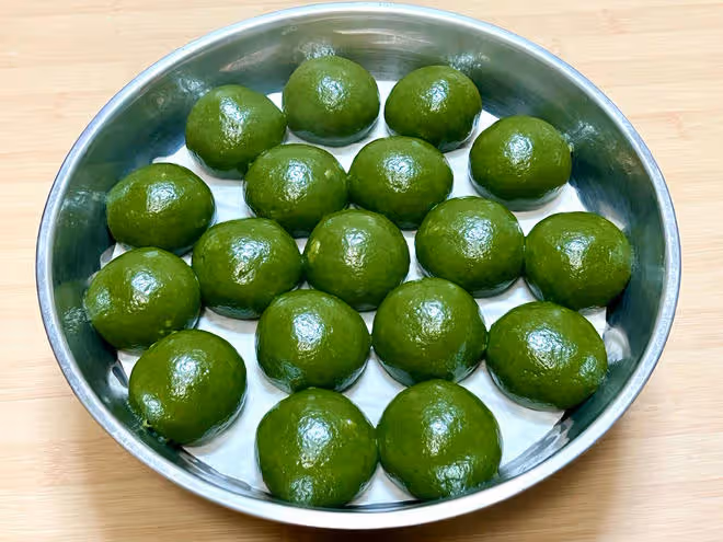 艾葉青團