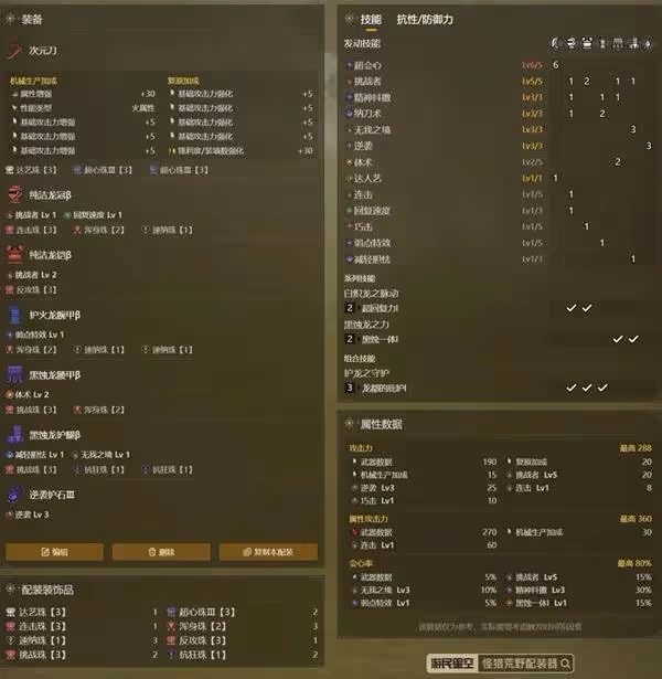 《怪物獵人：荒野》1.01太刀配裝推薦