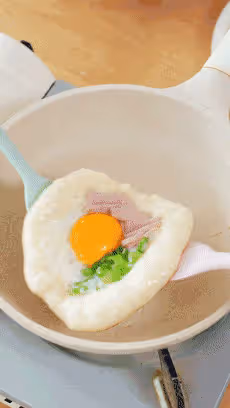 雞蛋蔥花餅【寶寶輔食】
