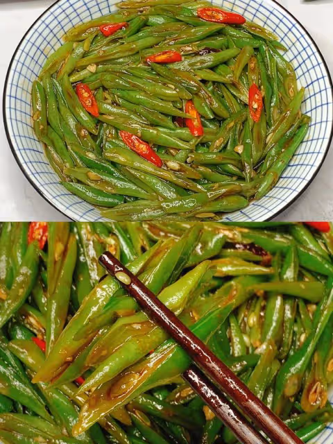超級下飯的家常菜～清炒四季豆