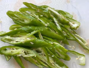 雞蛋火腿炒青椒