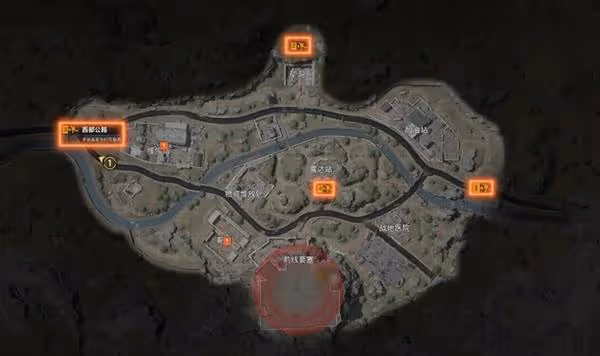 《暗區突圍:無限》前線要塞地圖解析