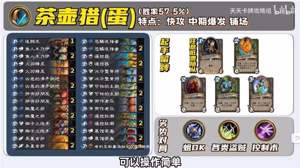 《爐石傳說》4套茶壺快攻卡組分享