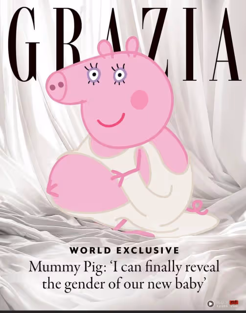 Peppa Pig 媽媽懷孕了!倫敦地標亮燈秀 第3胎性別!