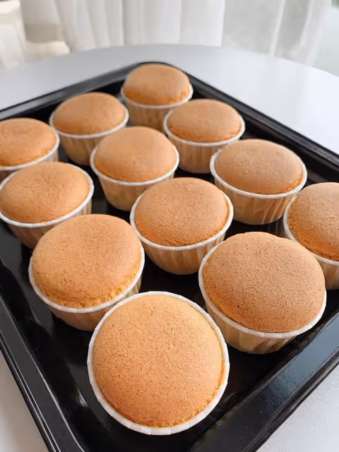 ㊙️不塌不裂紙杯戚風蛋糕