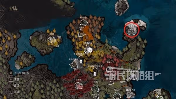 《光與影：33號遠征隊》石濤崖宅邸位置路線