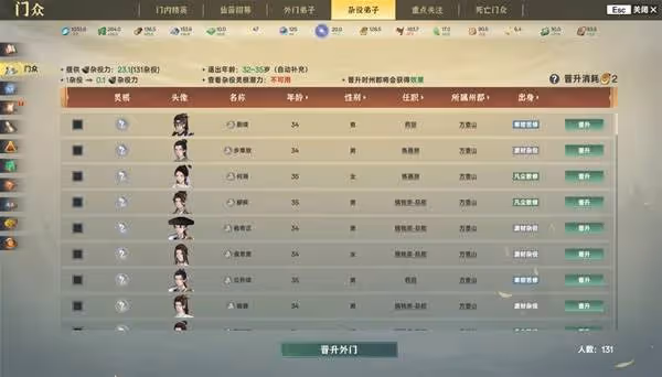 《宗門志》宗門理念與道統選擇攻略